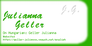 julianna geller business card
